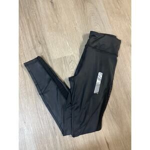 Forever 21 Athletic Collection Sporty Mesh Panel Leggings Size Small